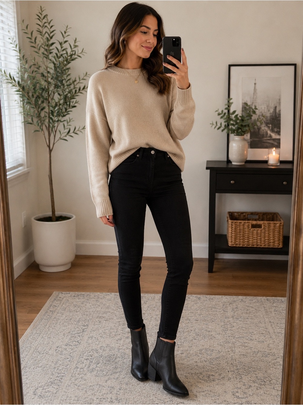 Comfortfoam Black Ankle Boots | Block Heel | Classic Everyday Booties